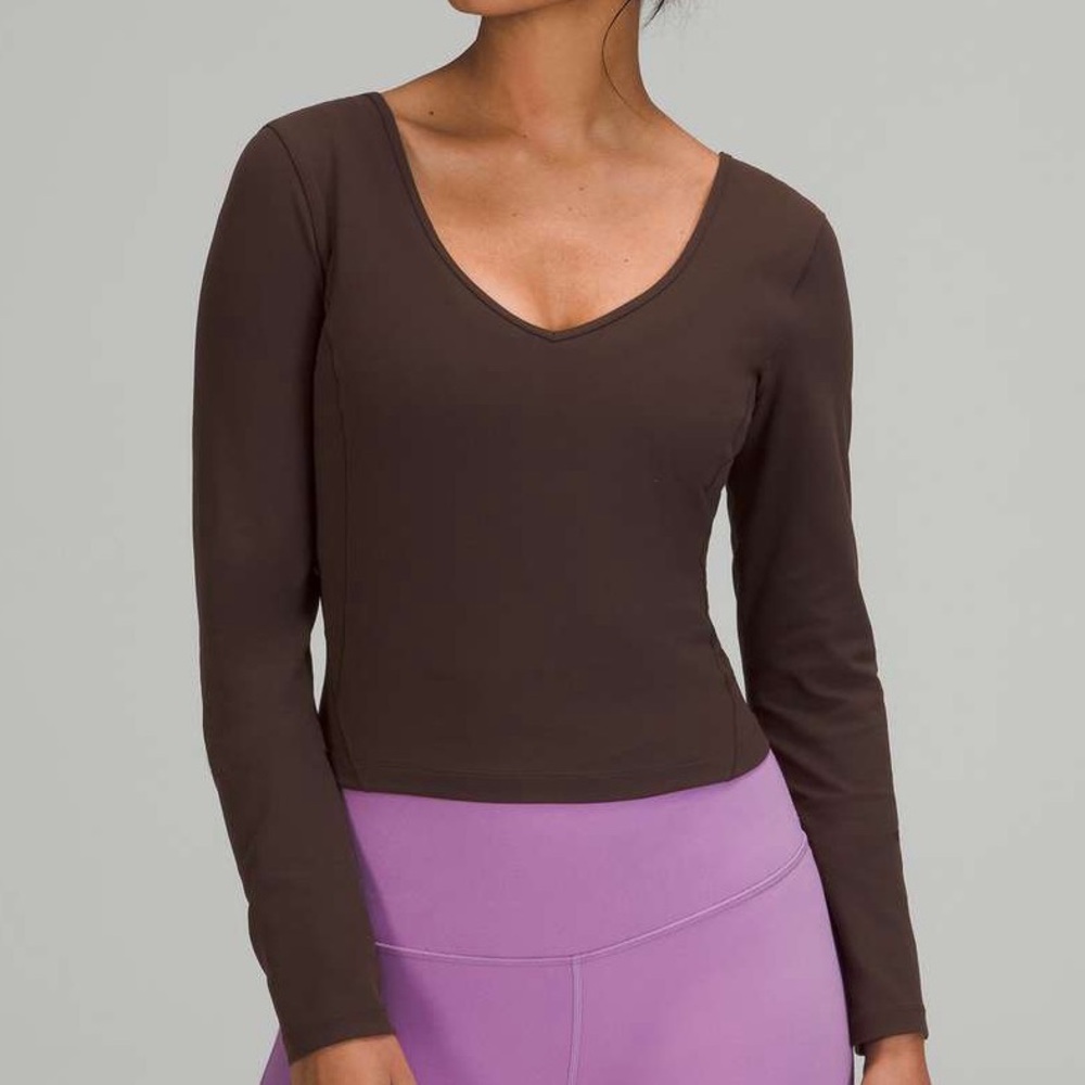 Lululemon Align Long Sleeve Shirt in French Press